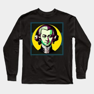 Pop Art Mozart Vinyl Record Album III Long Sleeve T-Shirt